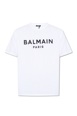 Tシャツ・カットソー BALMAIN SS25 T-SHIRT WITH LOGO (EH1EF000BC91 0FA) BALMAIN SS25 T-SHIRT WITH LOGO (EH1EF000BC91 0FA) (BALMAIN/T